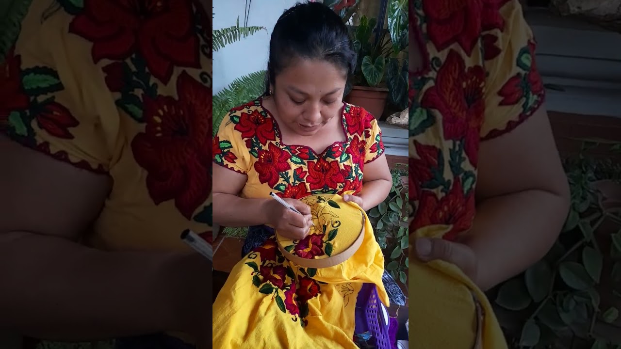 Talento Artístico. Bordado de Blusas. Expresión Artística