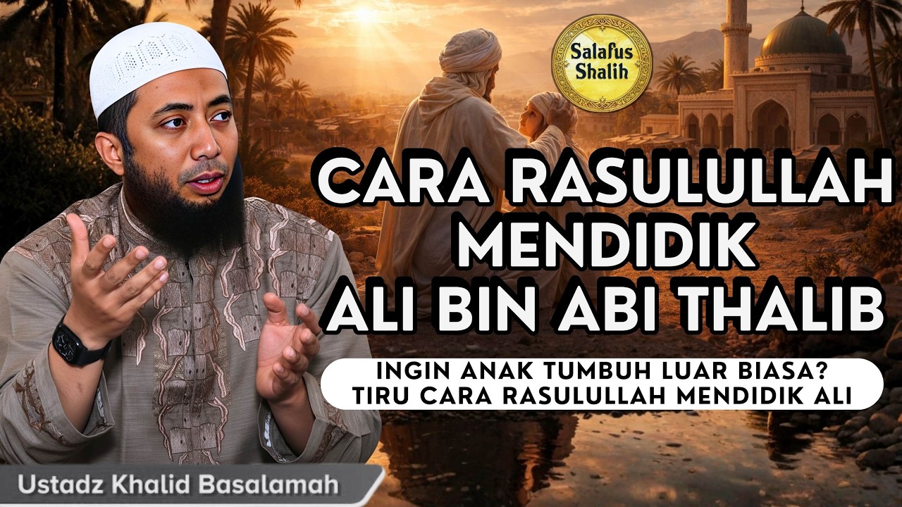 Beginilah Cara Rasulullah Mendidik Ali bin Abi Thalib Sejak Kecil || Ust. Khalid Basalamah