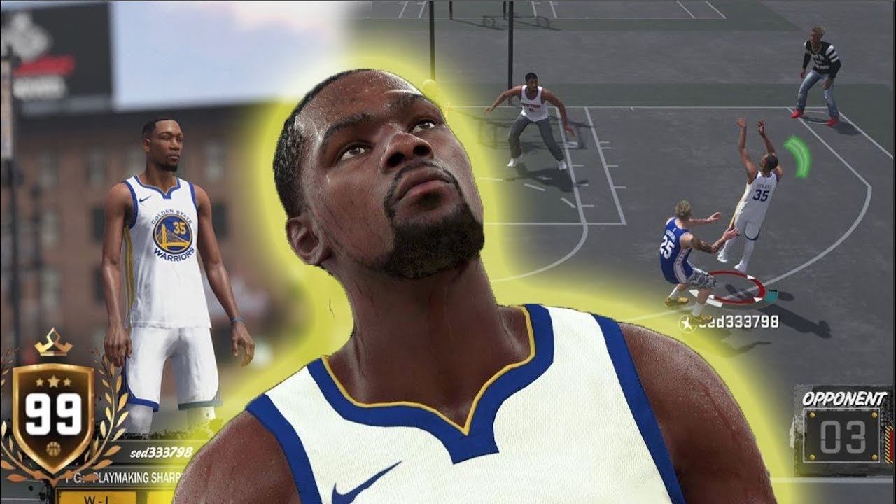 TINY MIDGET KEVIN DURANT IS A GLITCH!?! BEST JUMPSHOT IN NBA 2K18! BEST SHARPSHOOTER BUILD!