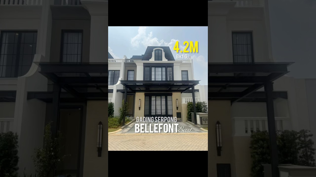 Rumah BRAND NEW BELLEFONT EAST Gading Serpong 4M-an #gadingserpong #rumahbaru #rumahserpong