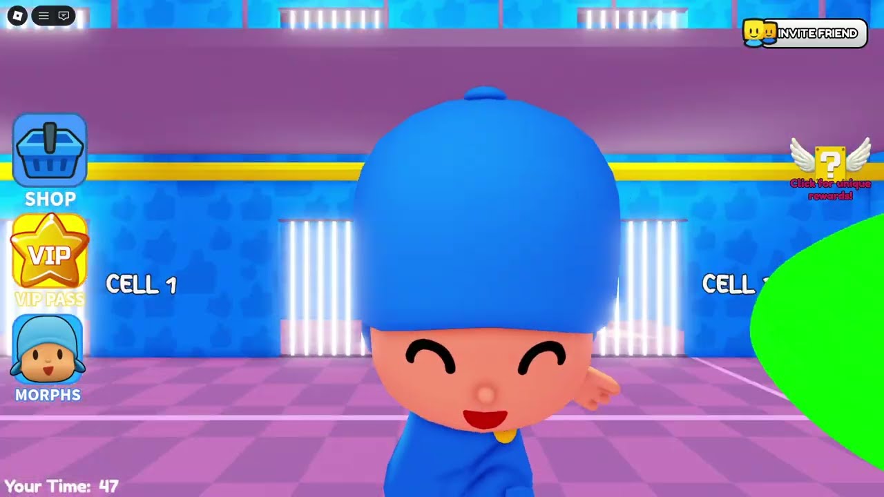 POCOYO PRISON RUN! Obby roblox Gameplay Walkthrough No Death 4K