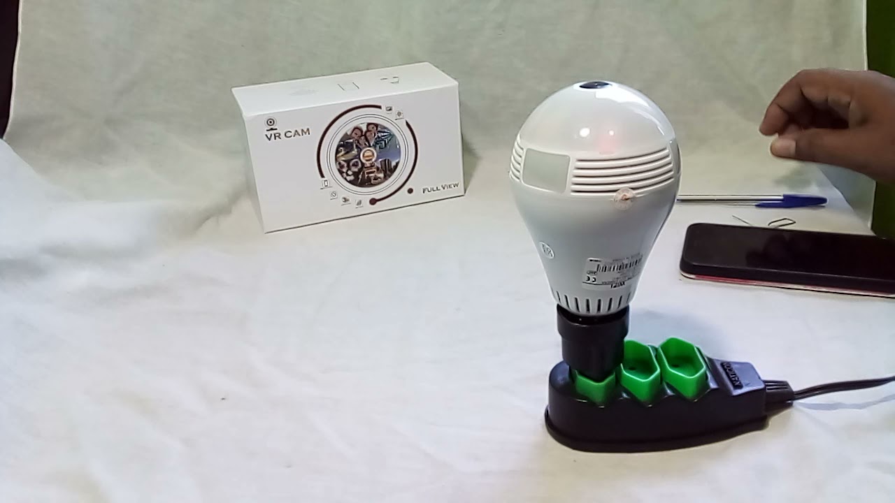 Configuração da lâmpada câmera espiã usando o aplicativo ( IPC360 Pro )