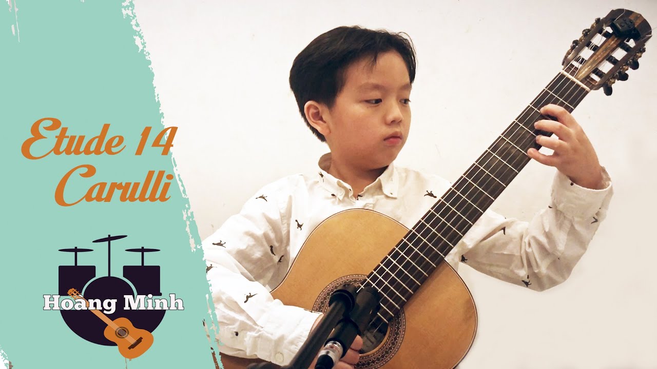 Etude 14  - Hoàng Minh drum - Carulli