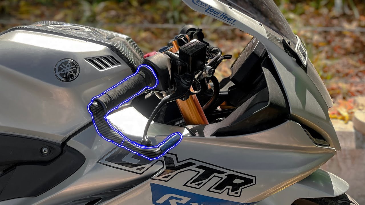 The BEST MOD for Yamaha R15M V4,V3 Under 700₹- RCB Throttle Tube Swap & Install Carbon fiber Livers