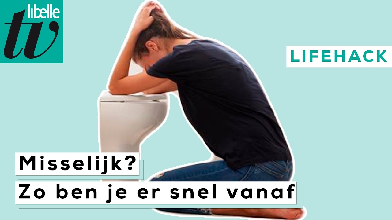 3 tips om snel van je misselijkheid af te zijn - Libelle Lifehack