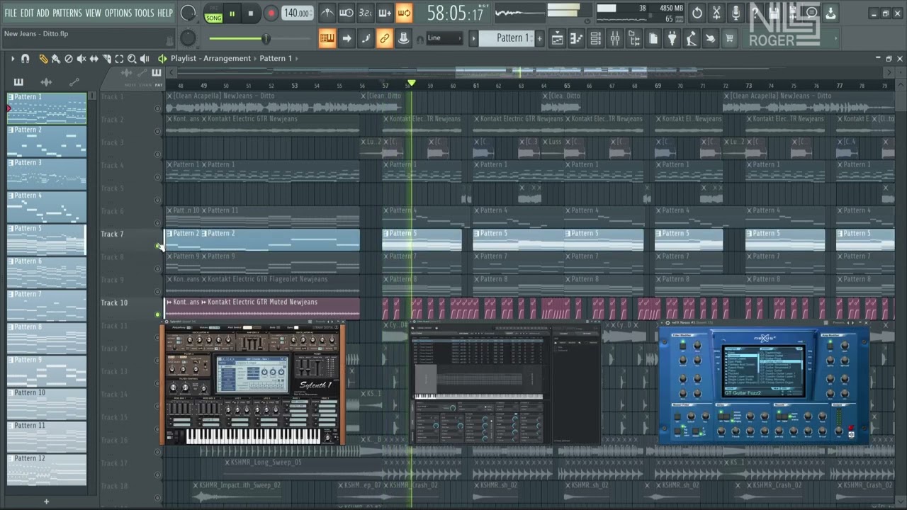 How I Remade Newjeans - Ditto ( Dabin Remix) [FL Studio + FLP]