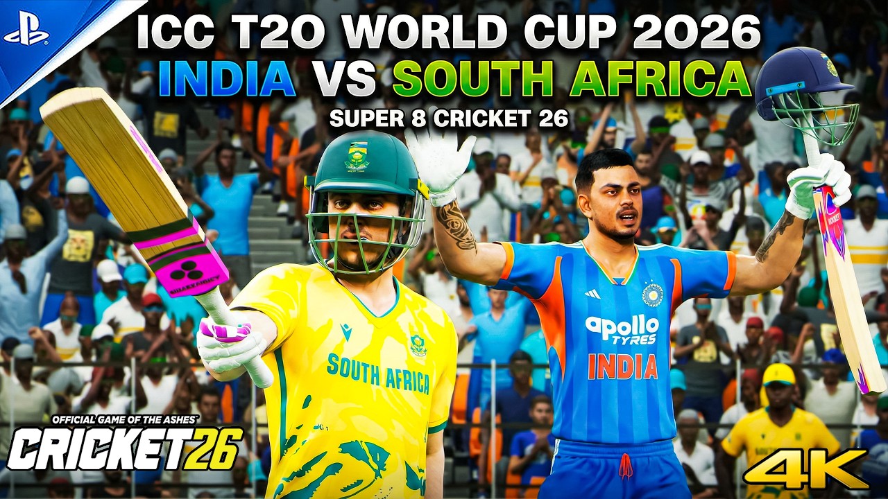 RUN FEST 😳🔥 Flat Pitch & Explosive Batting! | IND vs SA | T20 WC 2026 | Cricket 26