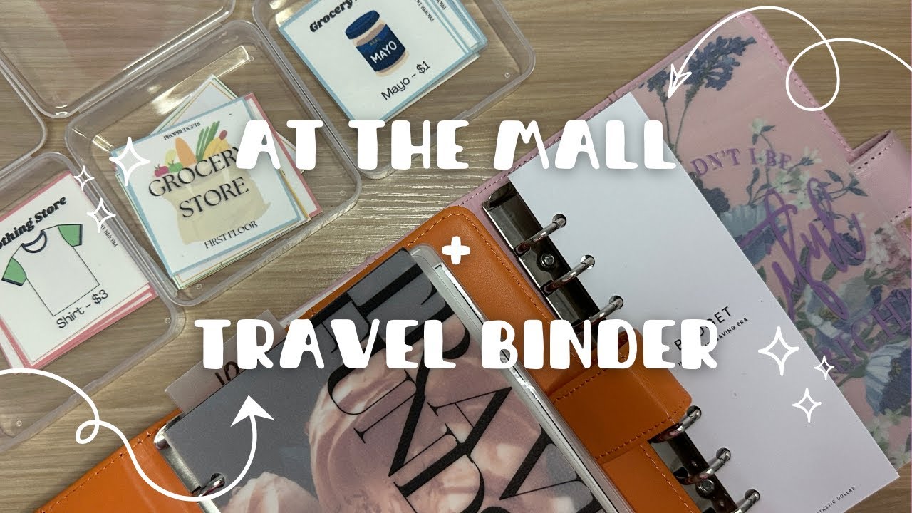 At the Mall + Travel Binder | Savings Games | Cash Stuffing