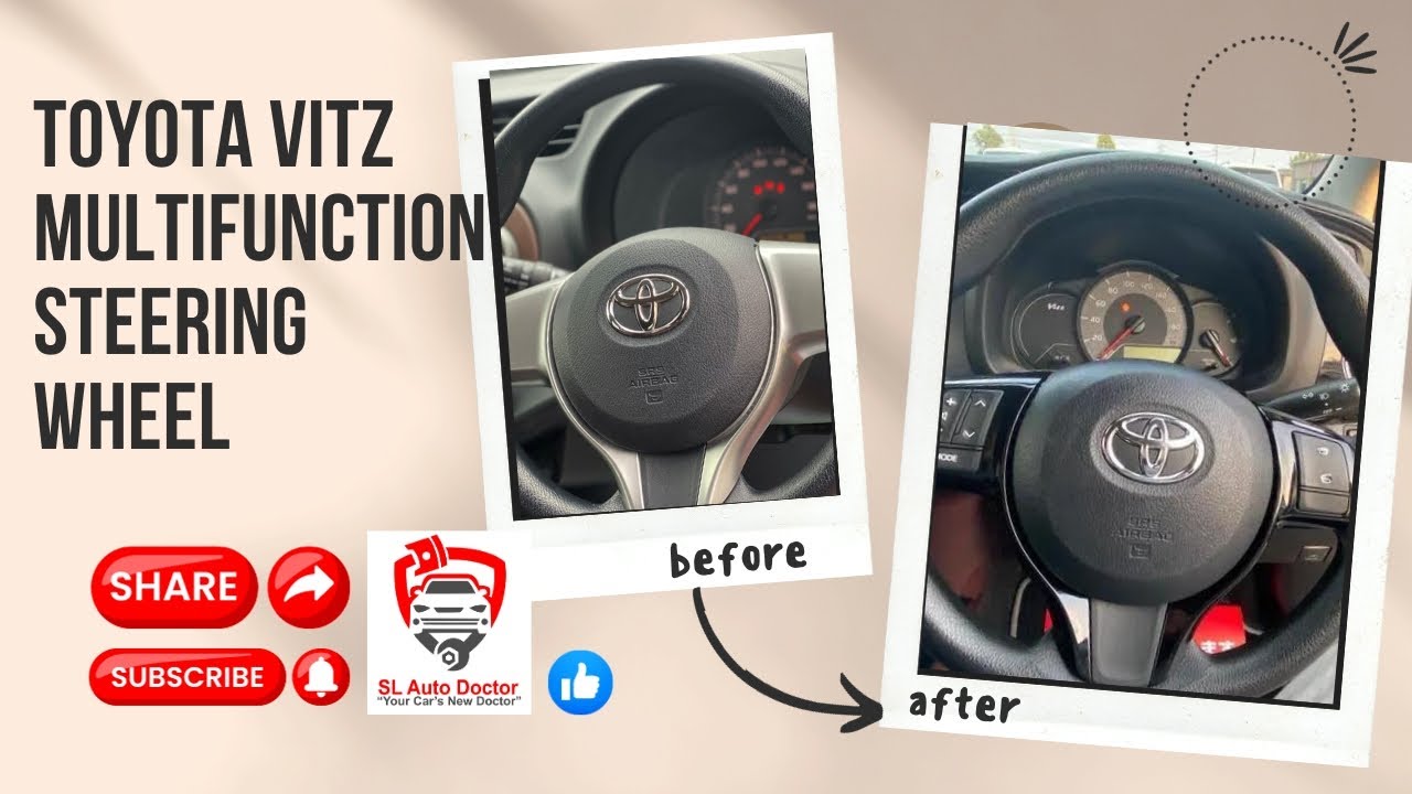 Toyota VITZ Multifunction | How to Install a Toyota Vitz Multifunction & Airbag Ribbon |