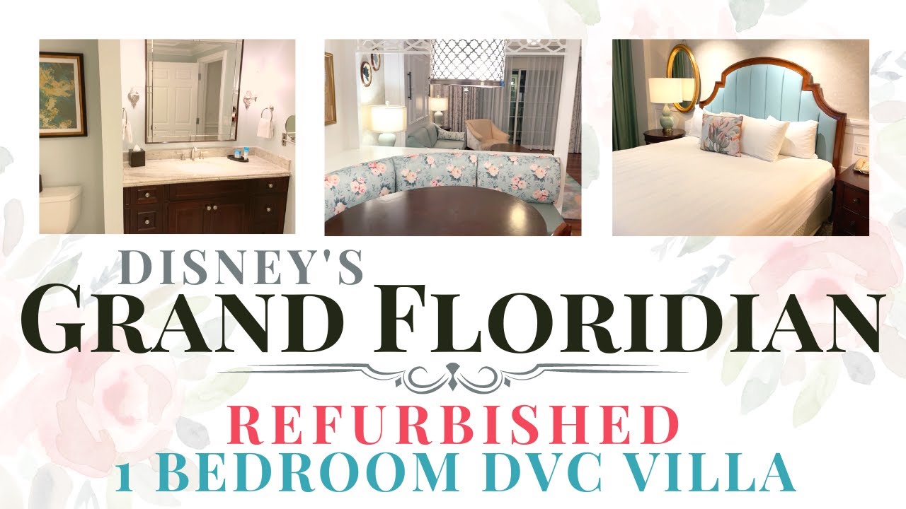 Grand Floridian 1-Bedroom DVC Villa Tour  - Refurbished - Room 1409 Standard View