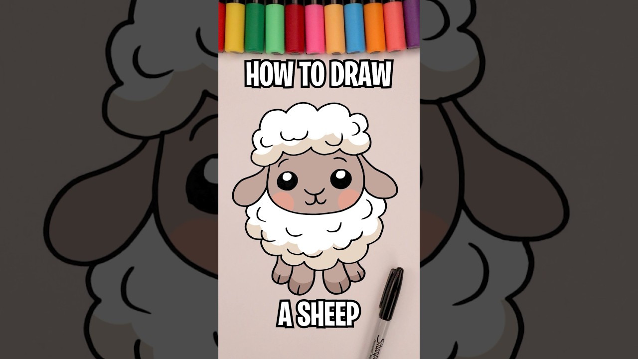 How To Draw Sheep