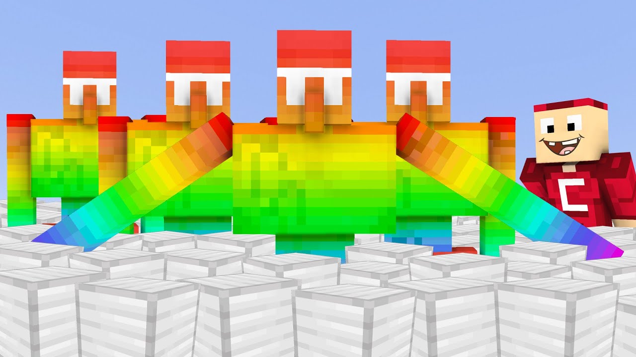 Minecraft Nhưng Golem, Zombie, Creeper, Rồng..  Đột Biến