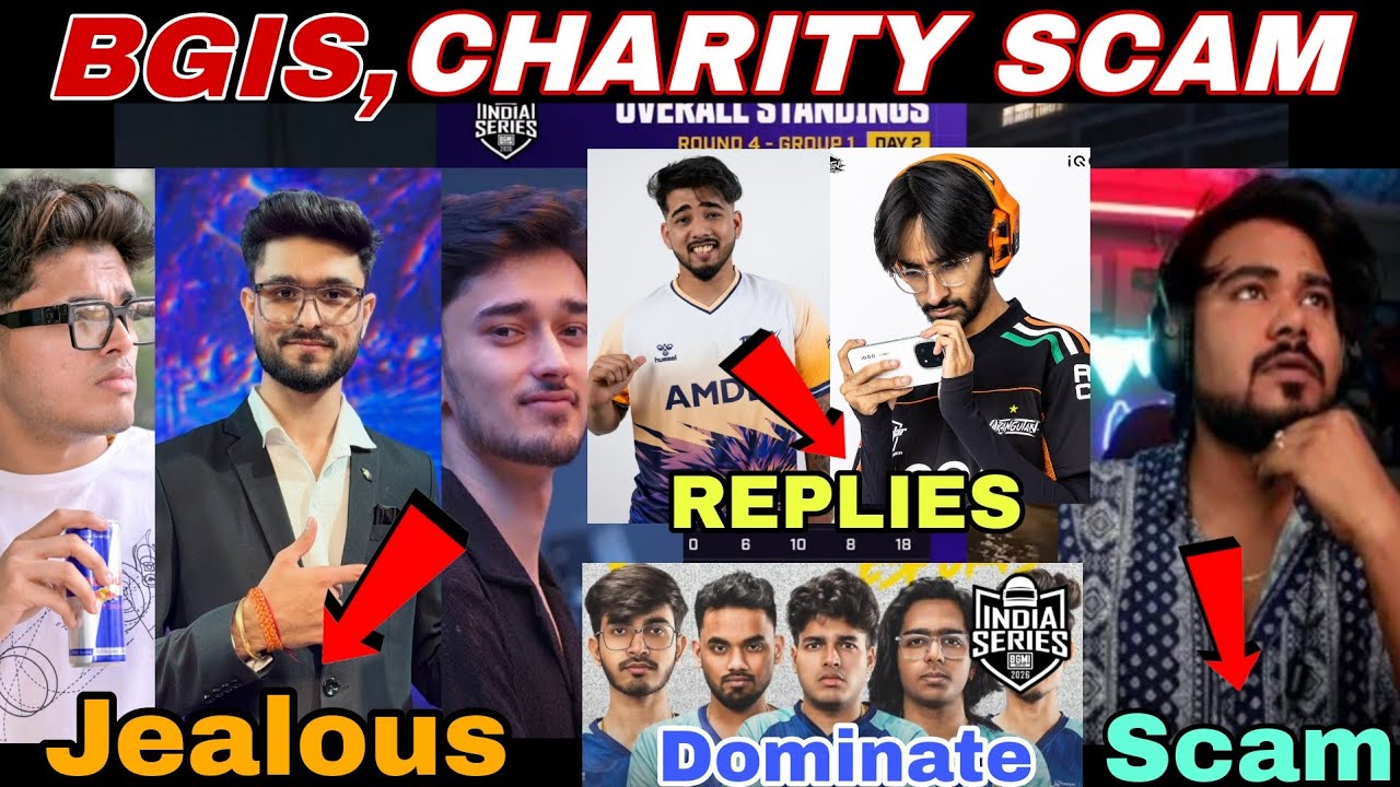 BGIS Round 4 SHOCK😱 | Antaryami Scammed? GodL Dominance Scout, Jelly Reply| New BGMI Tournament Open