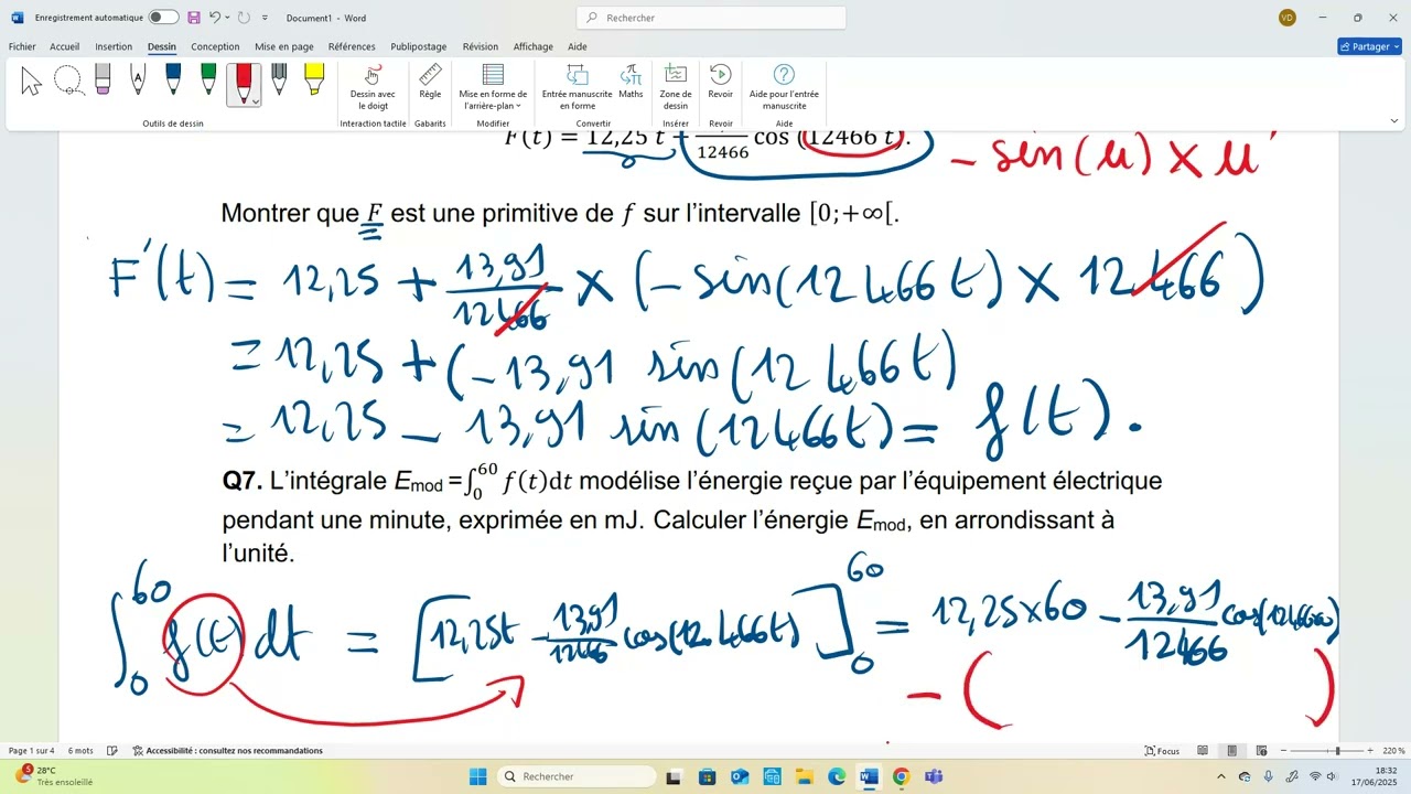 Correction BAC MATHS STI2D 2025