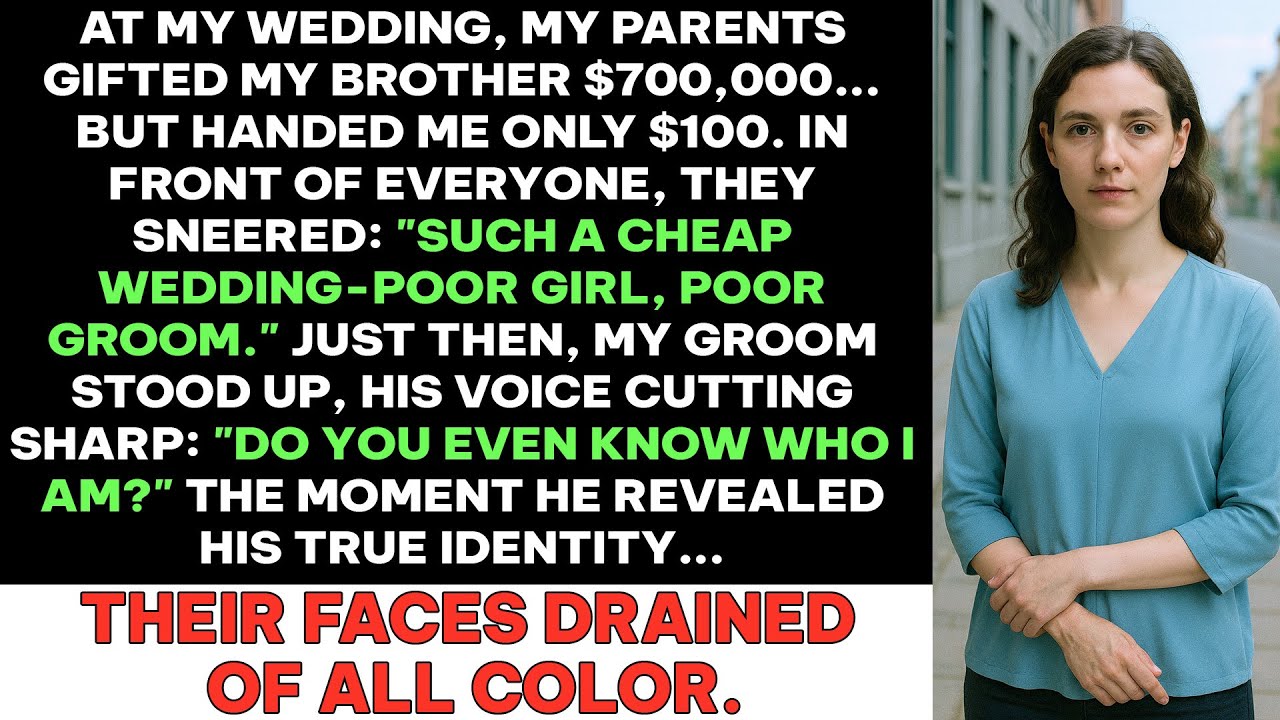 Parents Gave One Sibling $700K for a Wedding and Another Just $100 — Then Everything Changed