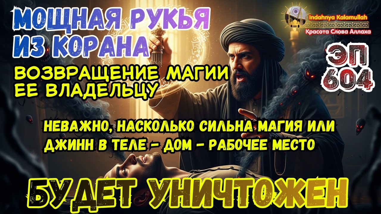 Сильная Рукья от Корана для изгнания джиннов, магии и зла из дома и тела | Эпизод 604