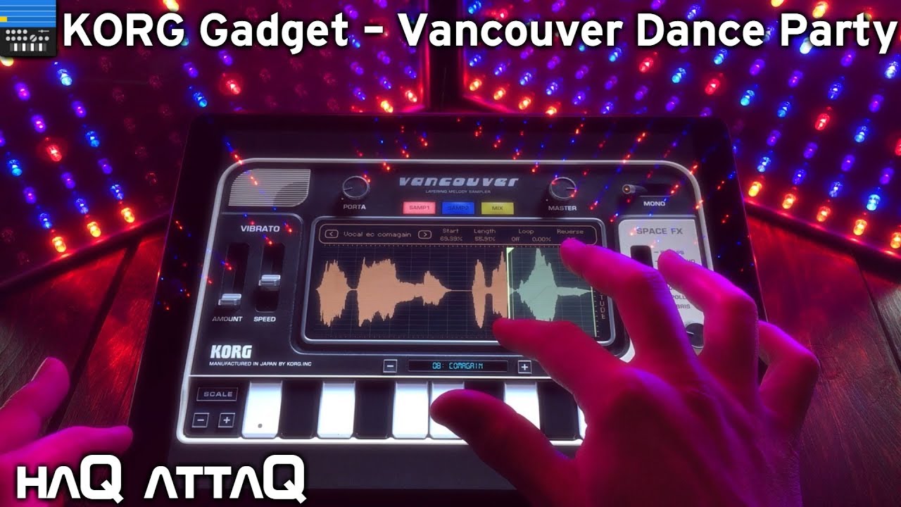 KORG Gadget Vancouver Dance Party │ iPad Studio Jam session - haQ attaQ