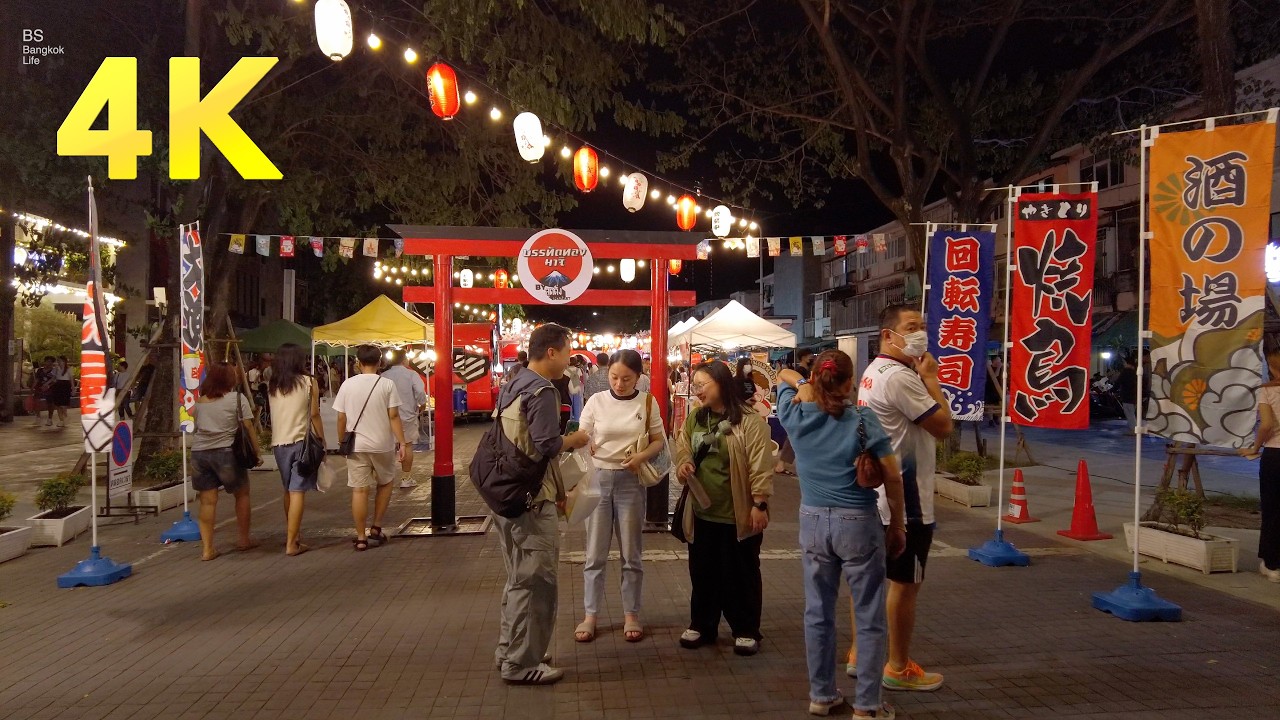 4K | Banthat Thong Maji by Soodthing Market / Bangkok