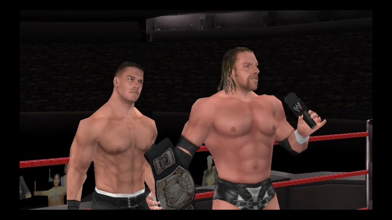 WWE SVR 2007 PSP Episode 1 John Cena story mode season gameplay classic 