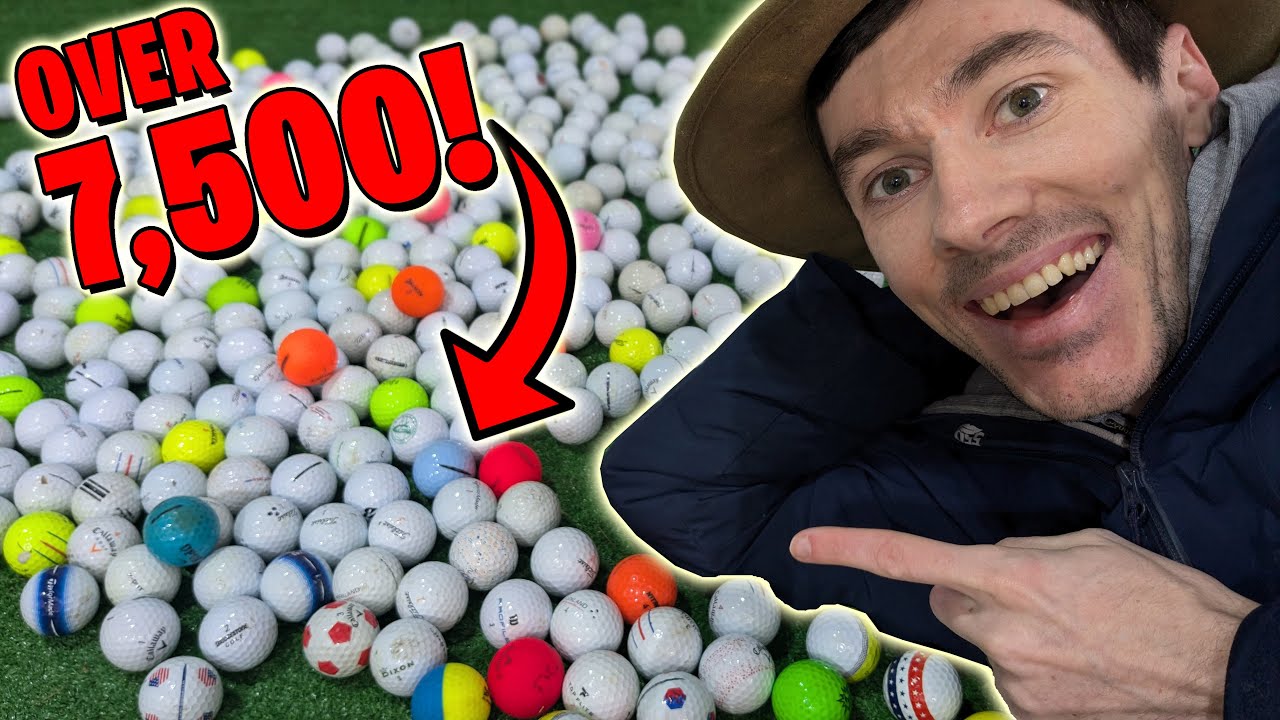 Finding the Rare Lost Golf Ball JACKPOT in the Woods! 👀