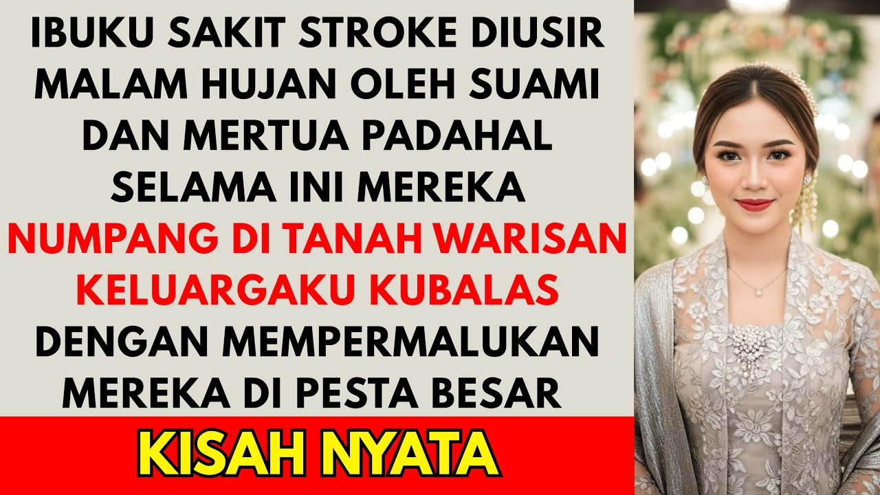 MERTUA DAN SUAMI MENGUSIR IBUKU YANG SAKIT STROKE DI MALAM HUJAN BADAI - KUBALAS DENGAN MEMPERMAL...