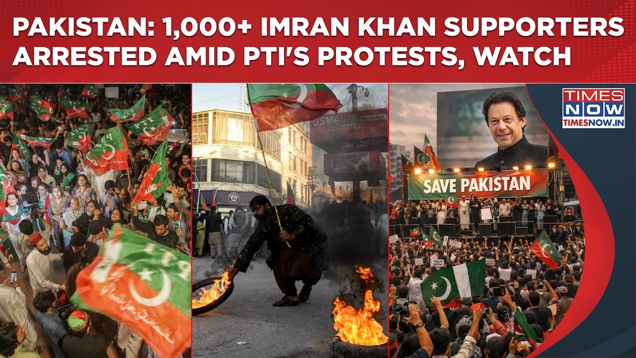 Pakistan: 1,000+ Imran Khan Supporters Arrested Amid PTI's Lahore Protests| Trouble For Asim Munir?