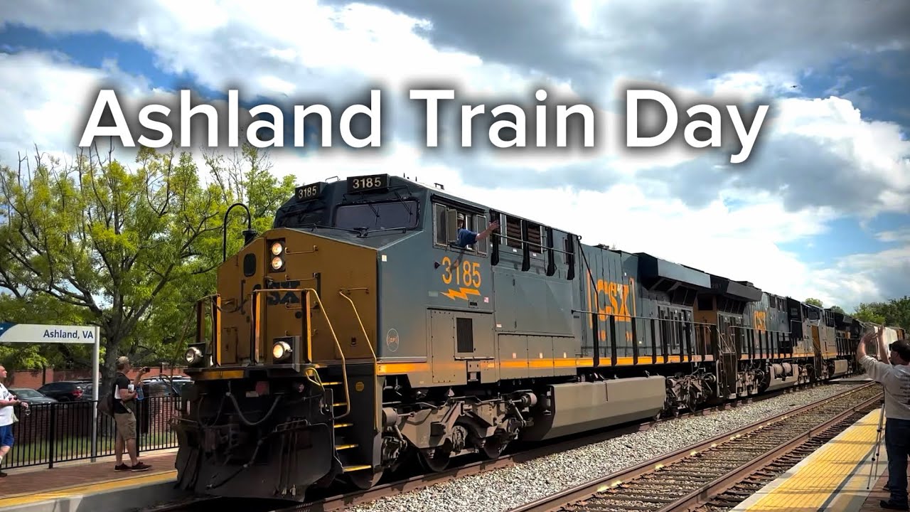 Railfanning on Ashland train day.