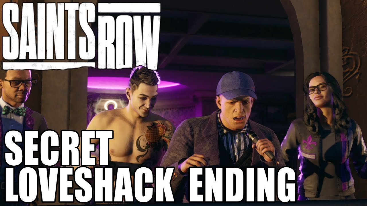 Saints Row TRUE ENDING! SECRET Loveshack Karaoke Ending Cutscenes!