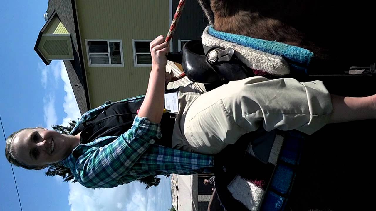 Kristen R. Horse ride