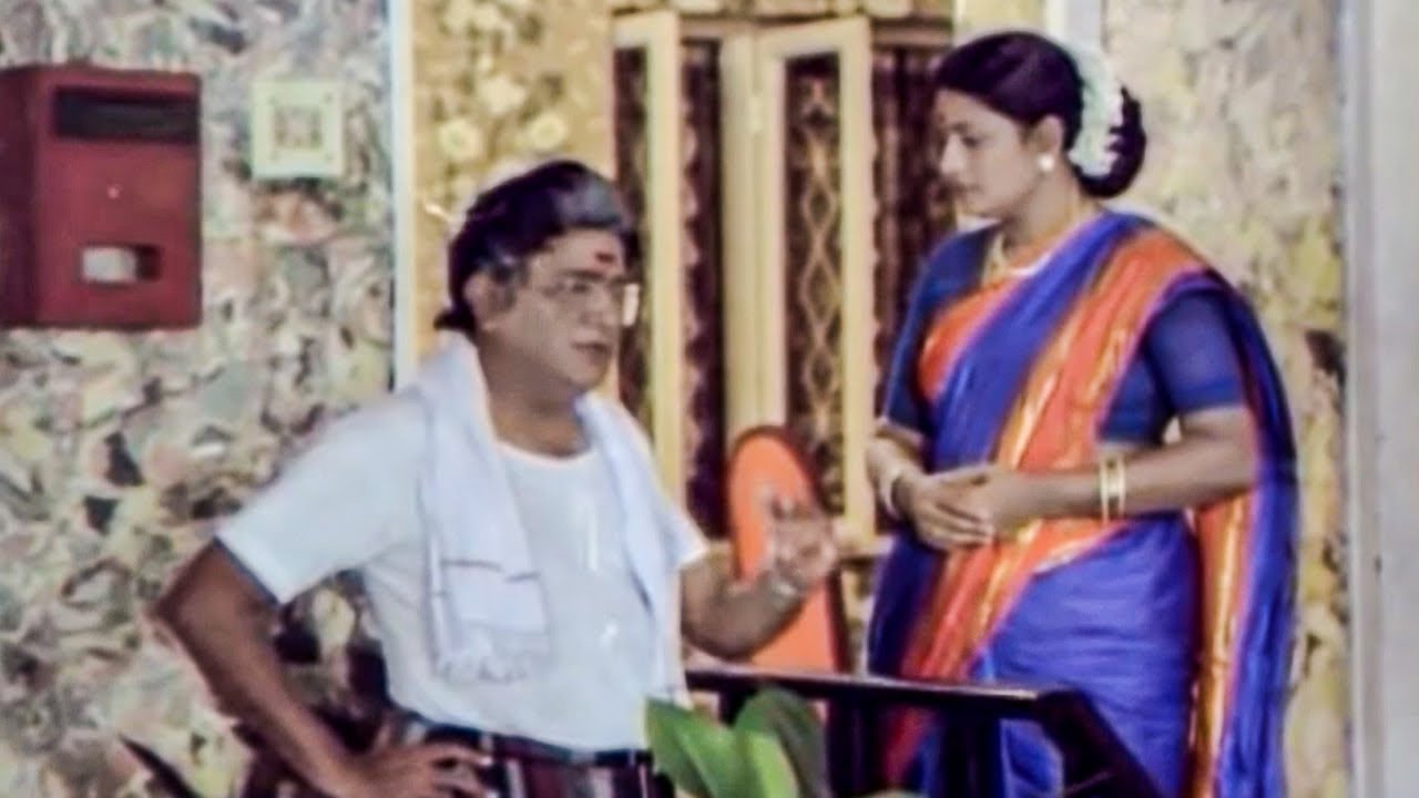 Venniradai Moorthy - Senthil Comedy Scene | Rendum Rendum Anju | Ambika
