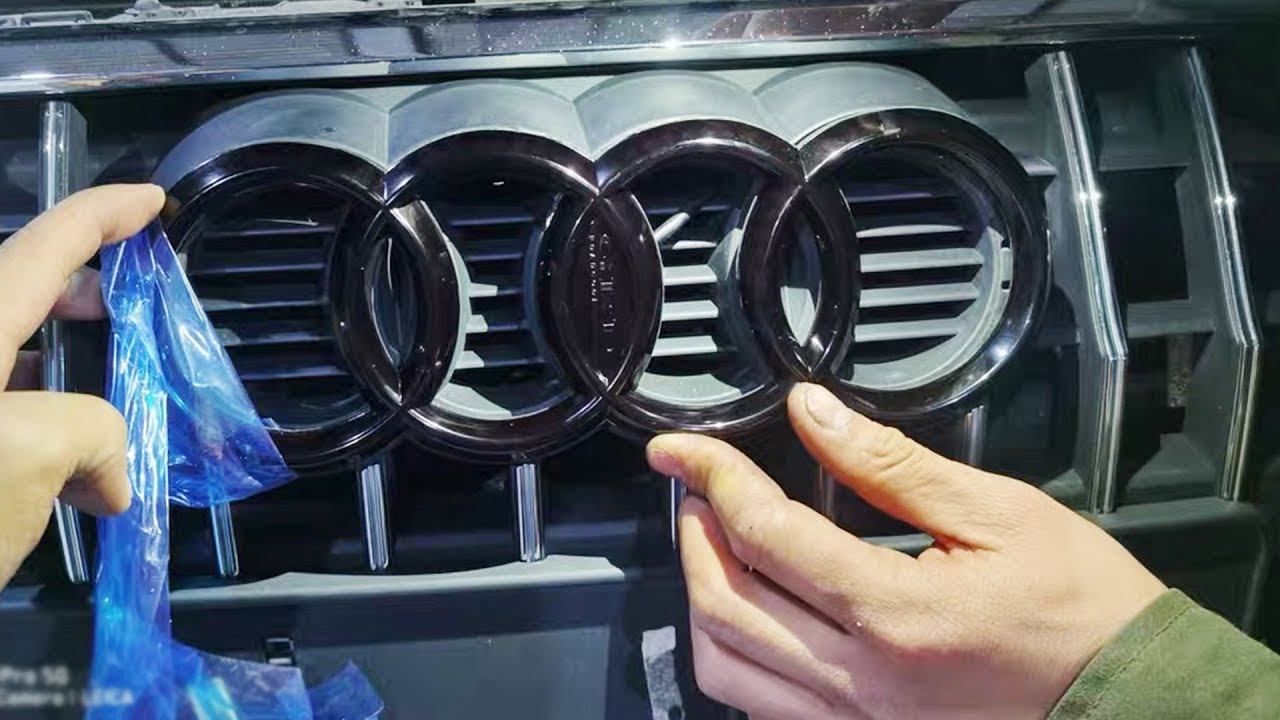 How to install Audi Led Emblem | Dynamic Light up Audi Emblem Installation Tutorial