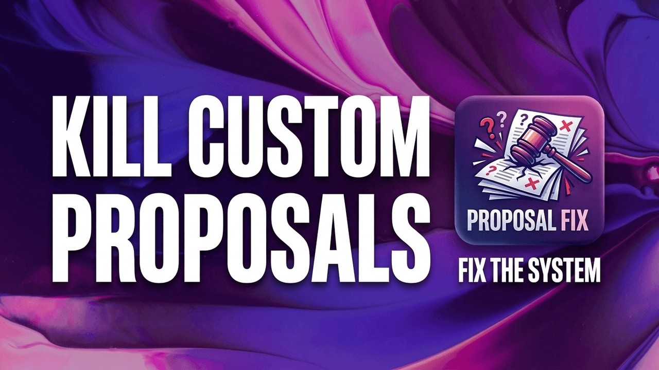 The proposal problem that keeps agencies stuck.