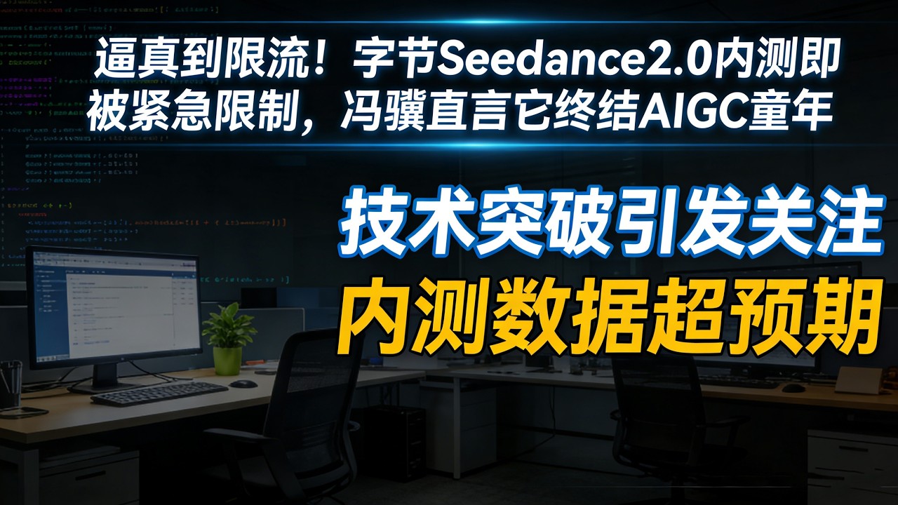 细思极恐！AI能1:1复制你的脸和声音，字节Seedance2.0为何上线就禁止真人人脸上传？#Seedance2.0#字节AI#国产AI封神#AIGC突破#AI视频模型#冯骥黑神话悟空#AI造假争议