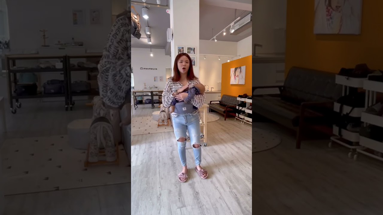 POGNAE_單使用腰凳的使用方法【美美加．最懂背巾的專家】