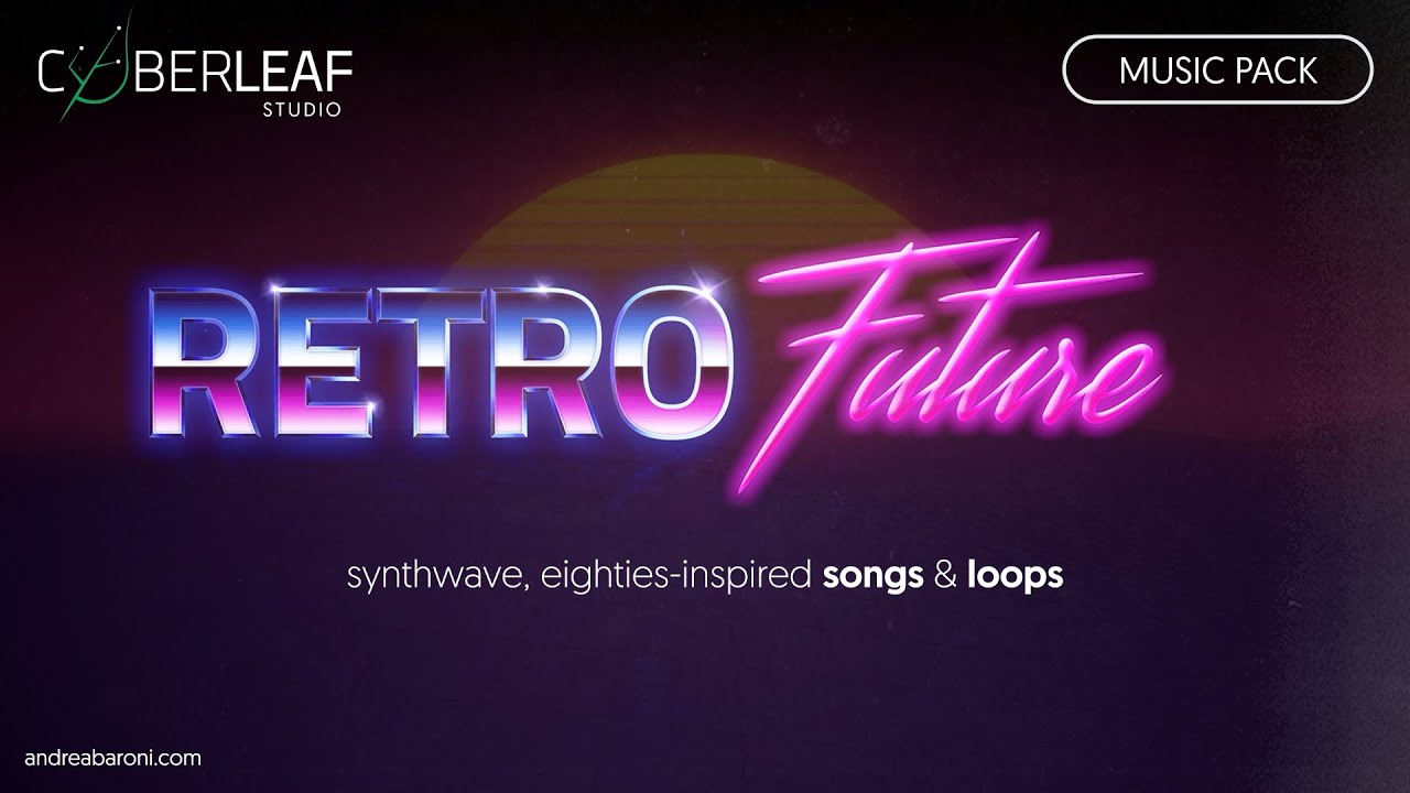 Retro Future (vol.1) - synthwave, eighties-inspired music pack