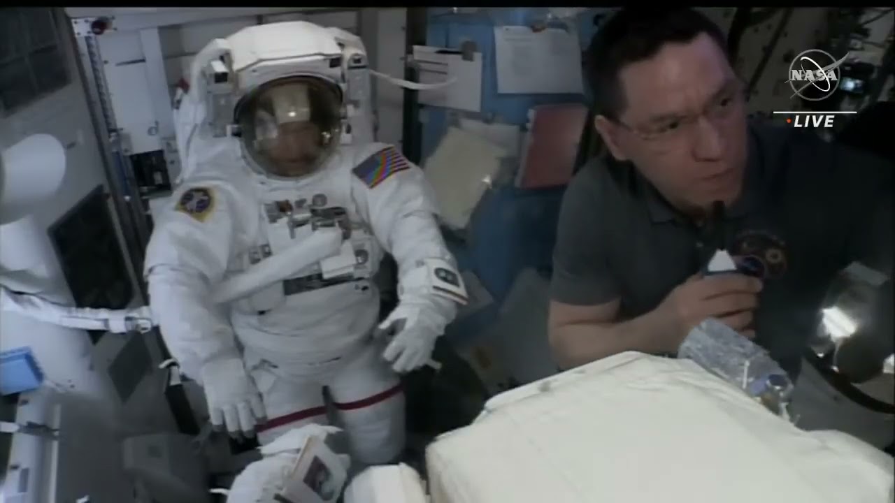 Spacewalk with Astronauts Steve Bowen and Woody Hoburg (June 9, 2023) (Official NASA Broadcast)