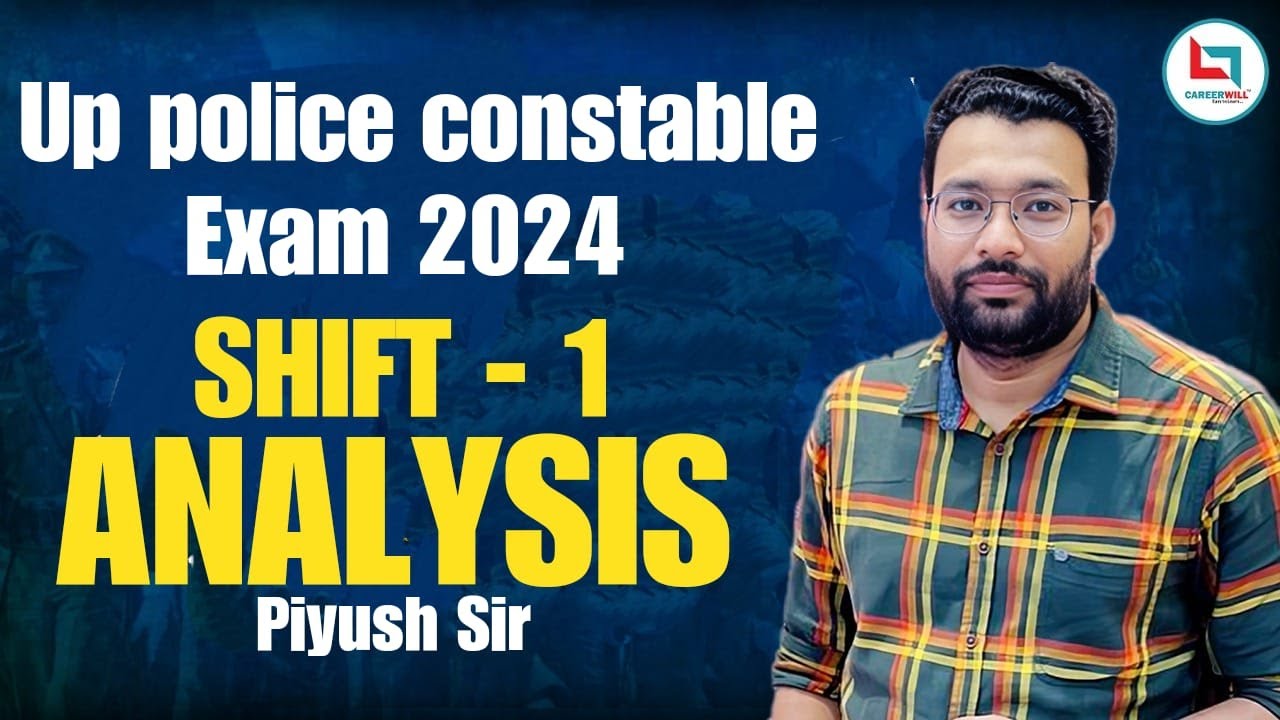 UP POLICE (उत्तर प्रदेश पुलिस) EXAM ANALYSIS 2024 || REASONING ||  Piyush Varshney Sir