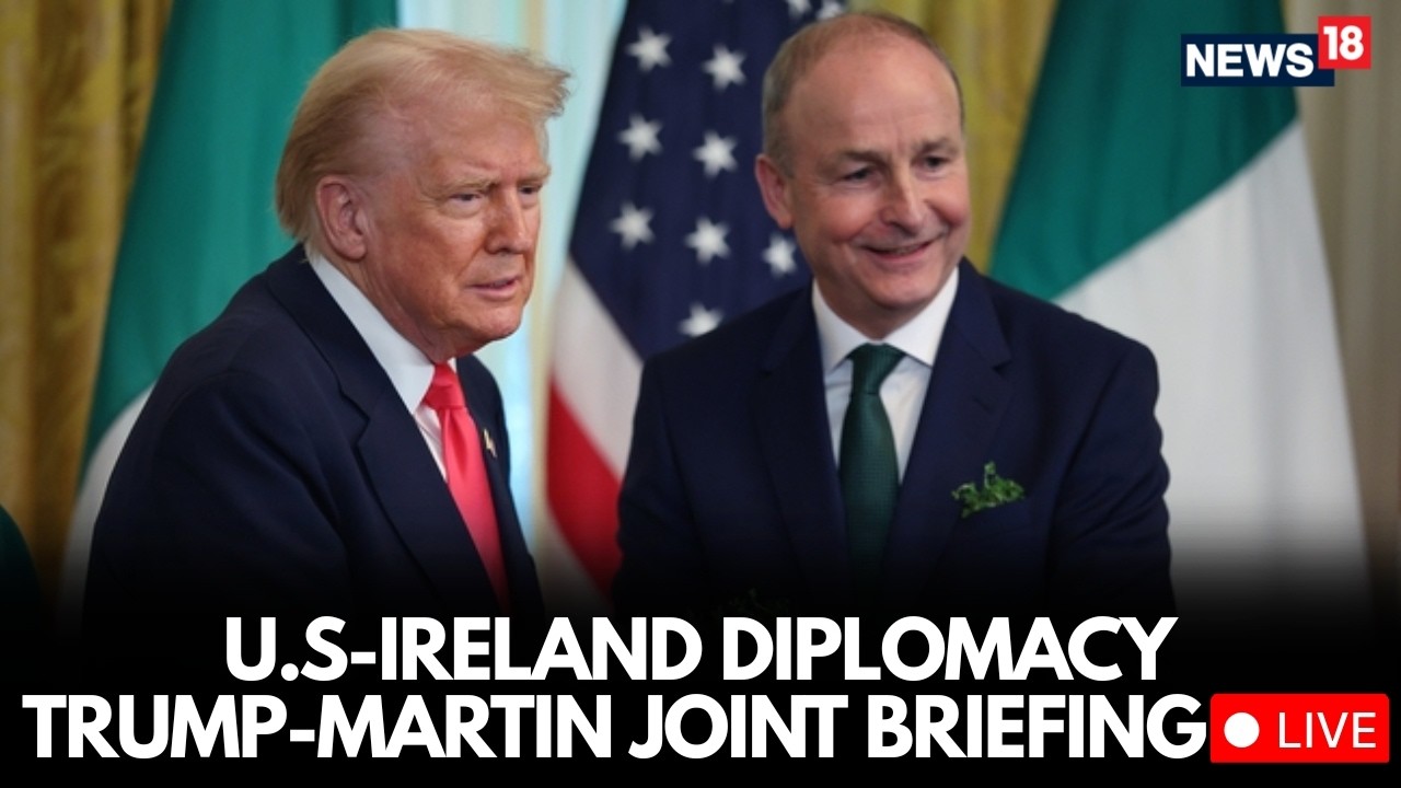 Trump, Mike Johnson & Miche&aacute;l Martin Speak At Friends Of Ireland Luncheon In Capitol LIVE | N18G