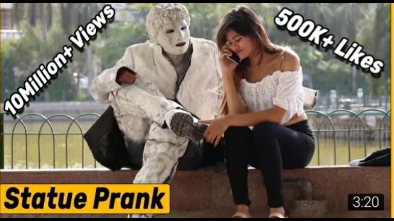 Epic Statue Prank   Ft  SA Wardega | The HunGama Films