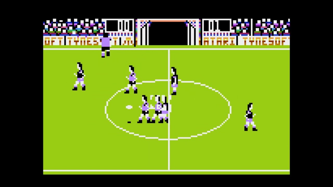 European Super Soccer Shortplay (Atari 8-Bit Game)