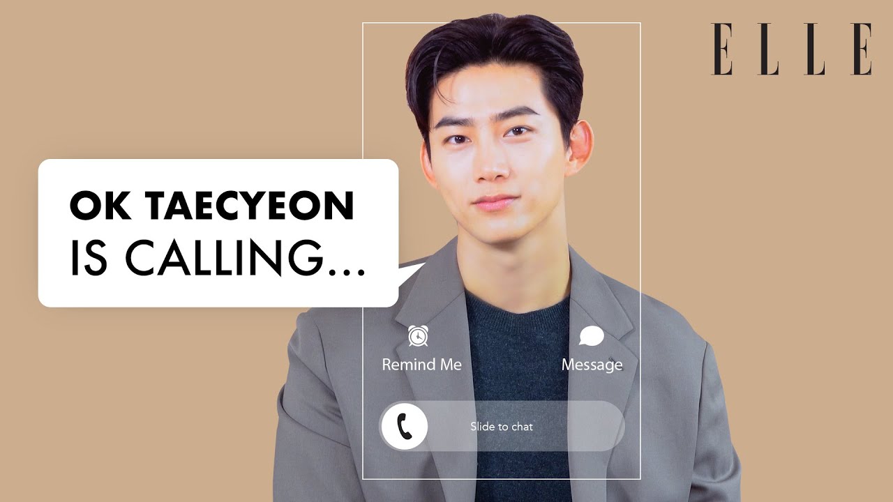 玉澤演 #옥택연 來電中📞 Ok Taecyeon Is Calling... | ELLE Video Chat | ELLE Hong Kong