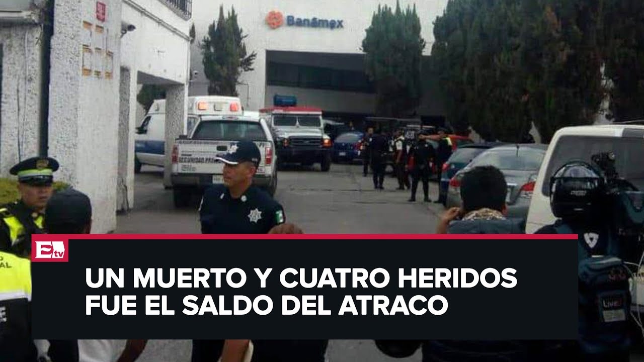Tras la pista: Detienen a sujetos que robaron 10 mdp a un banco de Naucalpan