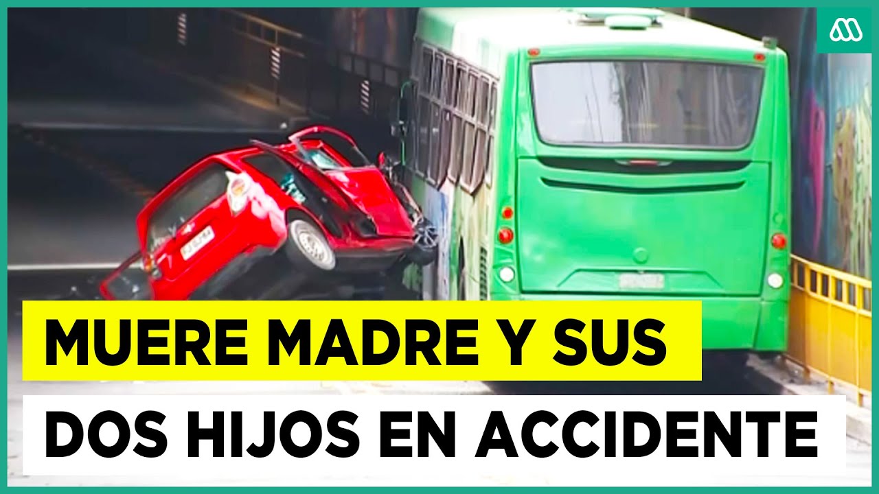 Madre y sus dos hijos mueren en grave accidente: Conductor choc&oacute; de frente con bus