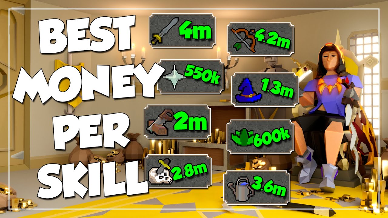 The BEST Money Maker Per Skill - Consistent, Profitable Methods OSRS 2023