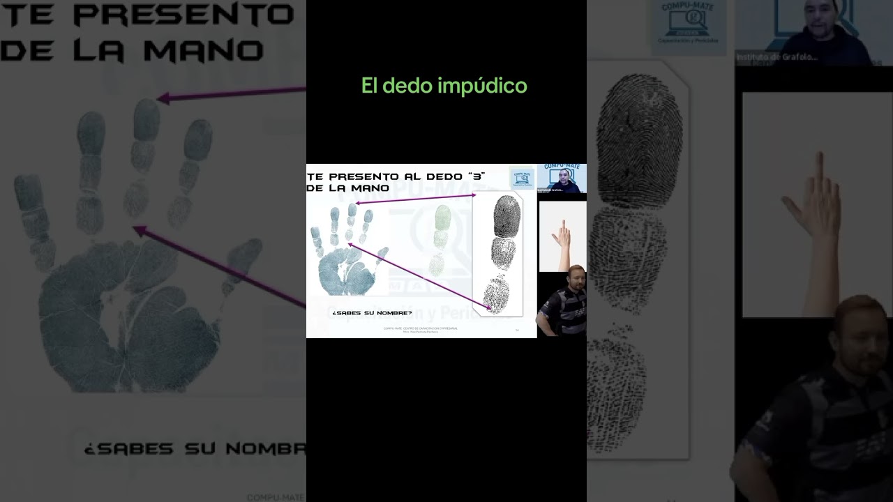 El dedo imp&uacute;dico #dedo #indice #dedosdelamano #dactiloscopia #britneyse&ntilde;al #falico #perito
