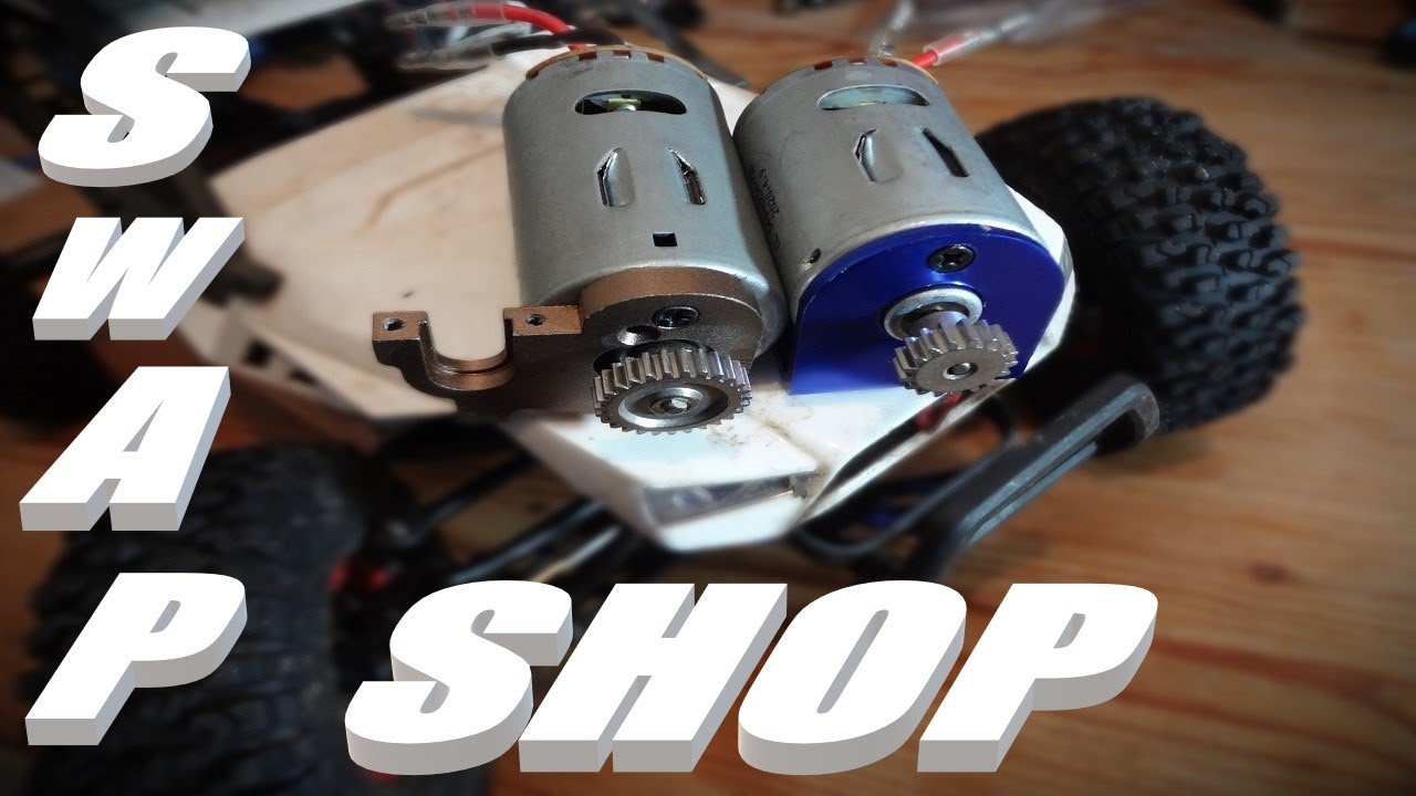 Swap Shop! Wltoys 12429 12428 etc Simple & Easy 550 Motor Swap. 144001 550 Brushed Motor.