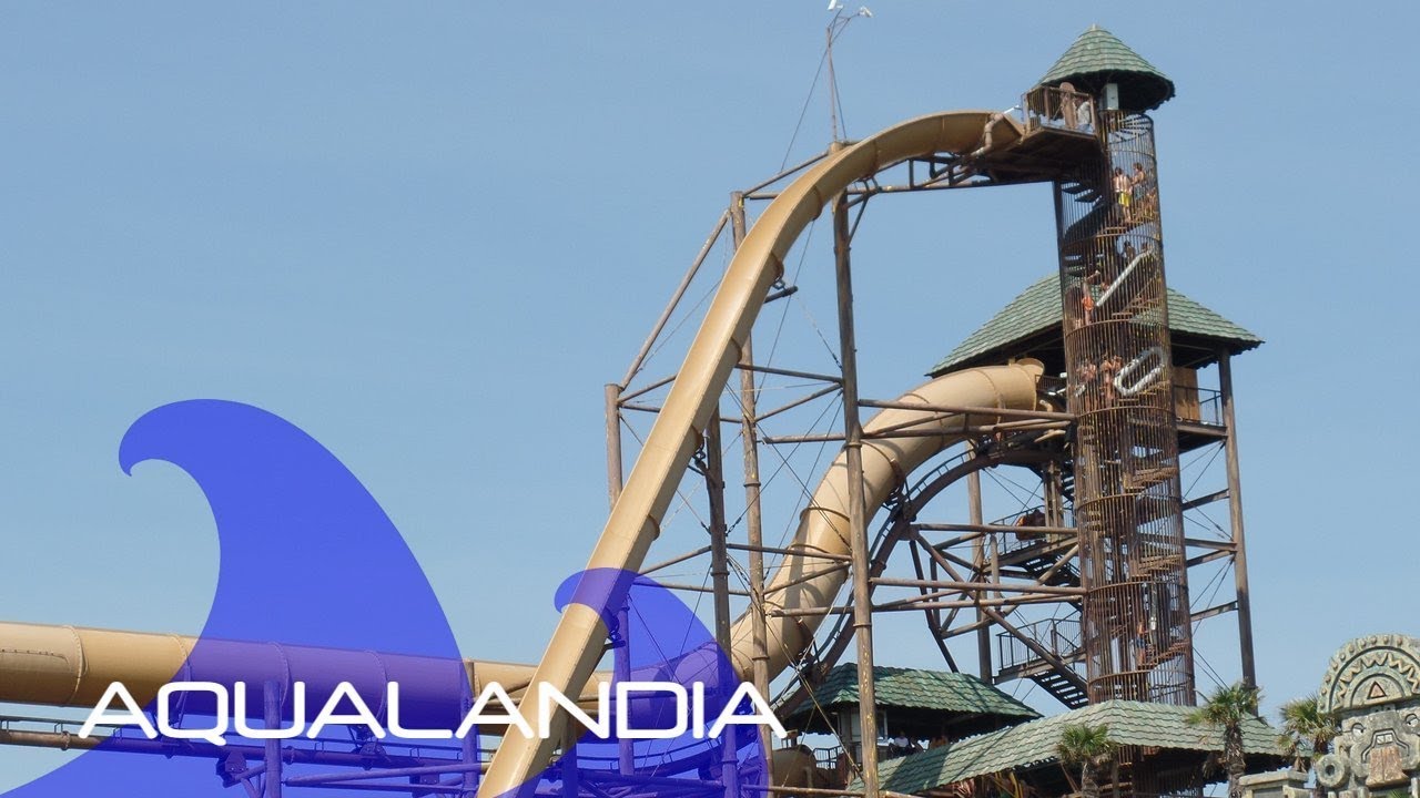 ALL WATERSLIDES at Caribe Bay