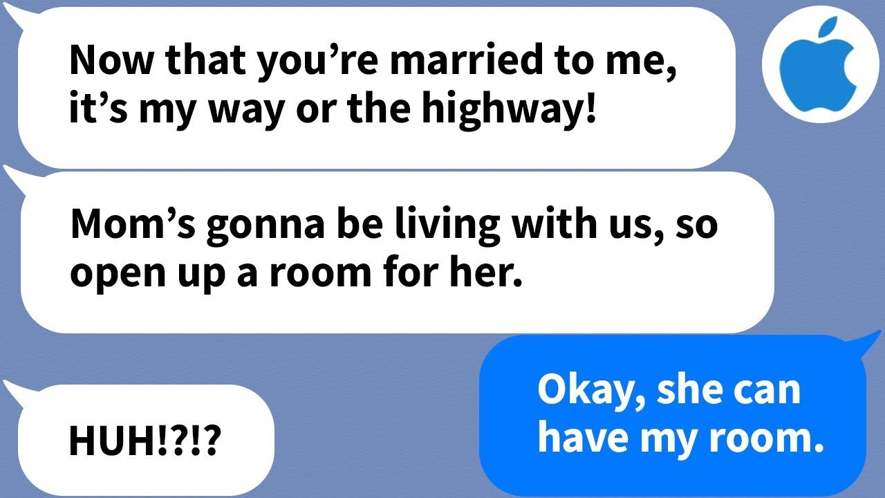 【Apple】My husband became a mysogynist the moment we got married, so I left him immediately... LOL...