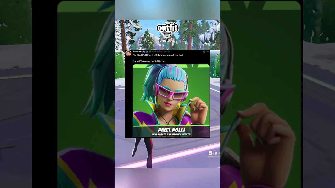 Новый бесплатный скин в Fortnite с помощью кодов для лобби!