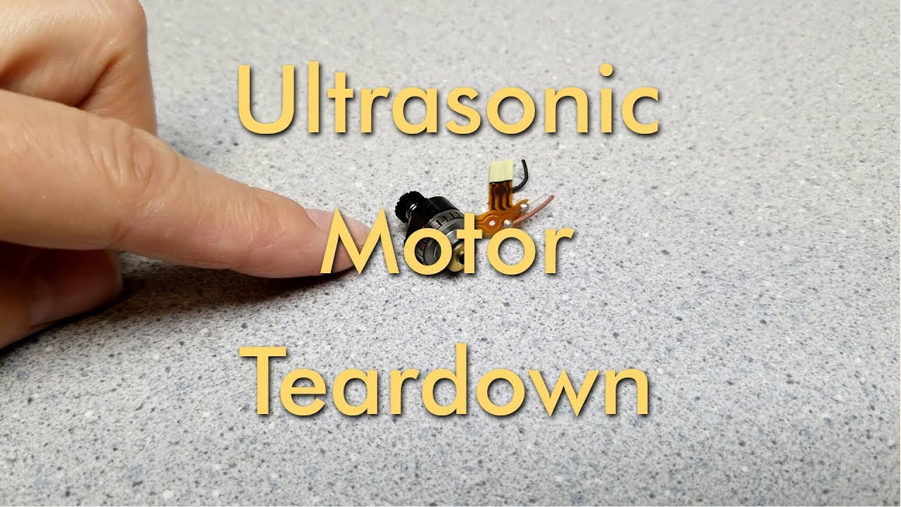 Ultrasonic / Silent-Wave Motor Teardown